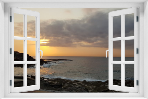 Fototapeta Naklejka Na Ścianę Okno 3D - Clovelly sunrise