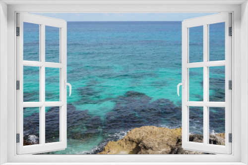 Fototapeta Naklejka Na Ścianę Okno 3D - beautiful amazing  tranquil turquoise ocean. caribbean