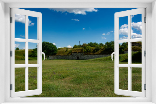 Fototapeta Naklejka Na Ścianę Okno 3D - zabudowania fortowe