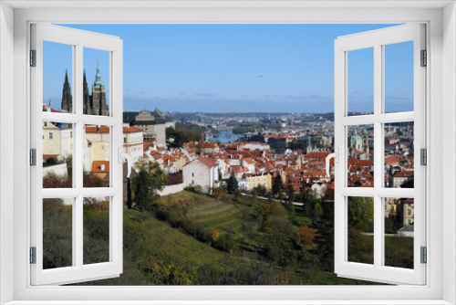 Fototapeta Naklejka Na Ścianę Okno 3D - Prague, view of the city from the Strahov Monastery