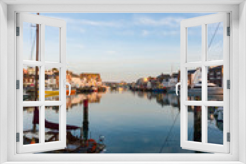 Fototapeta Naklejka Na Ścianę Okno 3D - Weymouth Harbour Dorset