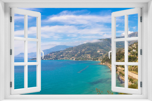 Fototapeta Naklejka Na Ścianę Okno 3D - Azure coast in Italy