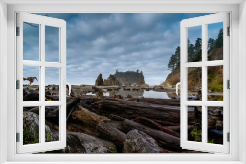 Fototapeta Naklejka Na Ścianę Okno 3D - Ruby Beach