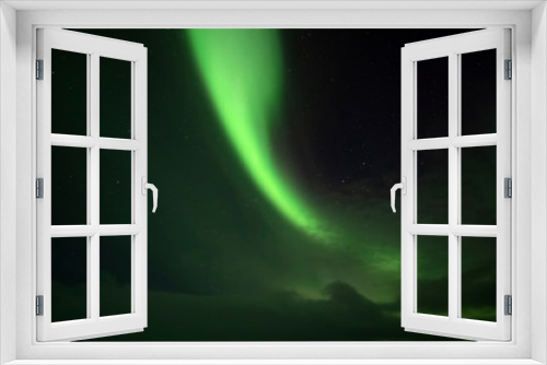 Fototapeta Naklejka Na Ścianę Okno 3D - Aurora Borealis. Northern Lights. Teriberka. Murmansk region. Russia