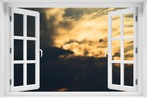 Fototapeta Naklejka Na Ścianę Okno 3D - rebelling sky