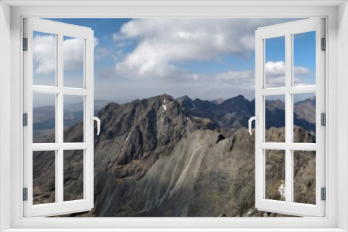 Fototapeta Naklejka Na Ścianę Okno 3D - mountain panorama