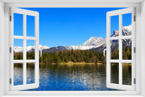 Fototapeta Naklejka Na Ścianę Okno 3D - Majestic Lakes - Lautersee