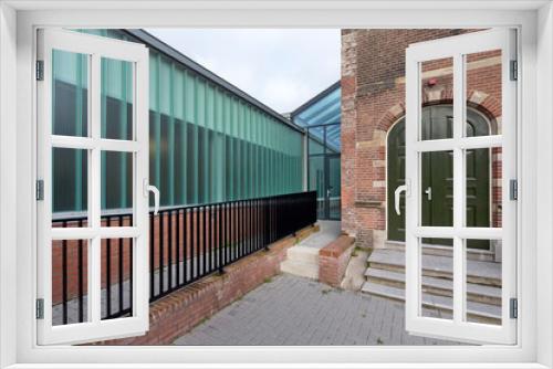 Fototapeta Naklejka Na Ścianę Okno 3D - Haganum Gymnasium The Hague Netherlands.. Architecture