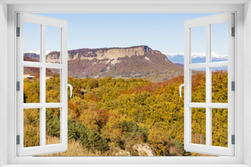 Fototapeta Naklejka Na Ścianę Okno 3D - Route through the cliffs of Avenc and Tavertet