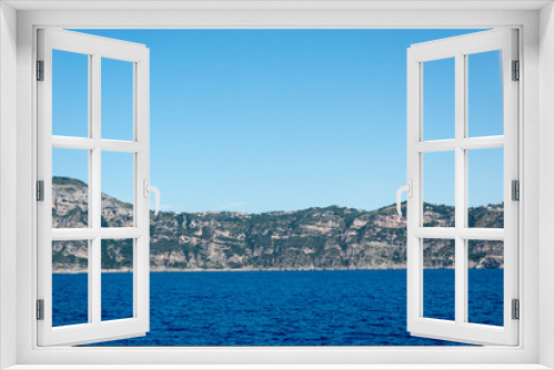 Fototapeta Naklejka Na Ścianę Okno 3D - Seacoast of the Amalfi Coast in summer