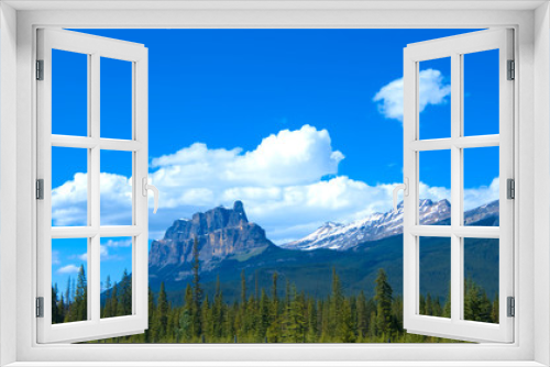 Fototapeta Naklejka Na Ścianę Okno 3D - Landscape, Banff