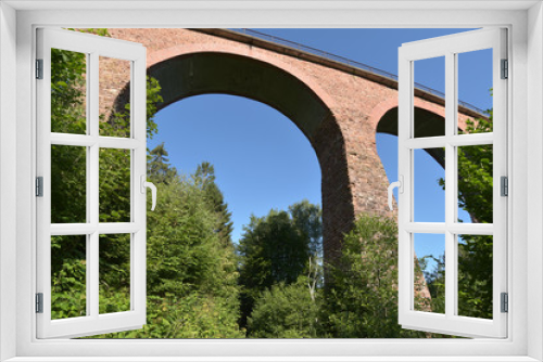 Fototapeta Naklejka Na Ścianę Okno 3D - Hoxeler Viadukt