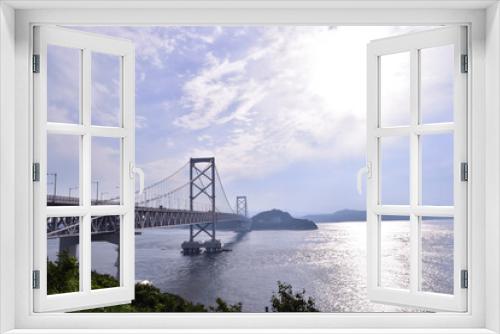 Fototapeta Naklejka Na Ścianę Okno 3D - 巨大な橋