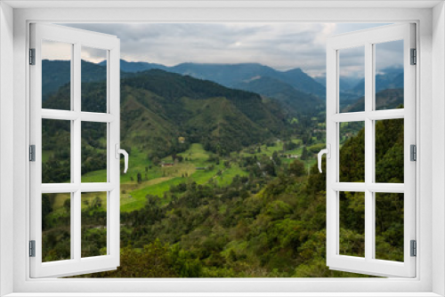 Fototapeta Naklejka Na Ścianę Okno 3D - Cocora Valley in Colombia