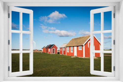Fototapeta Naklejka Na Ścianę Okno 3D - Schweden Häuser