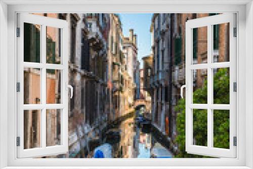 Fototapeta Naklejka Na Ścianę Okno 3D - canales venecianos 2