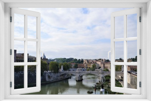 the landscape from Castle St.Angel in Vatican