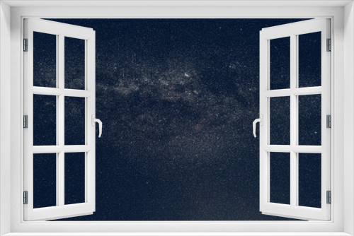 Fototapeta Naklejka Na Ścianę Okno 3D - Night sky with stars and Milky Way galaxy in outer space, universe background