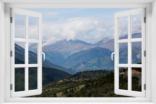 Fototapeta Naklejka Na Ścianę Okno 3D - Mountain landscapes of Svaneti, Georgia