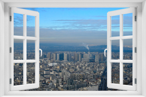 Fototapeta Naklejka Na Ścianę Okno 3D - Vue panoramique de paris