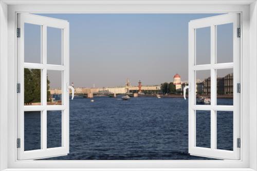 Fototapeta Naklejka Na Ścianę Okno 3D - On the Neva in the afternoon