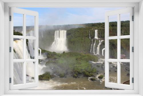 Fototapeta Naklejka Na Ścianę Okno 3D - The cataratas of the Iguaçu River