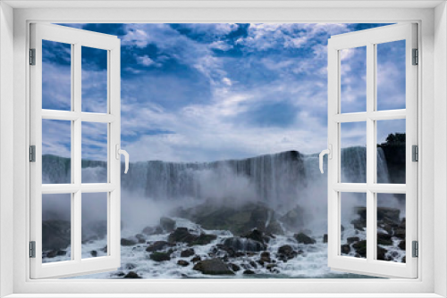 Fototapeta Naklejka Na Ścianę Okno 3D - US Niagara Falls from River Leve