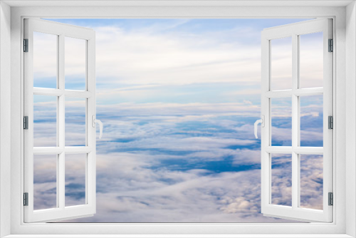 Fototapeta Naklejka Na Ścianę Okno 3D - Blue sky and clouds with space for add text above. picture background website or art work design. freedom with sky.