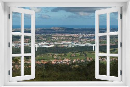 Fototapeta Naklejka Na Ścianę Okno 3D - View of Santander from nature park Cabarceno,province Pas-Miera in Spain