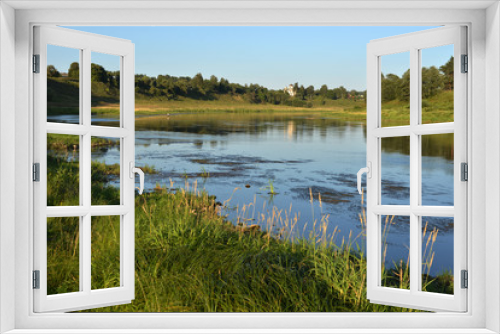 Fototapeta Naklejka Na Ścianę Okno 3D - Volga river, Rodnya, Tver region, Russia