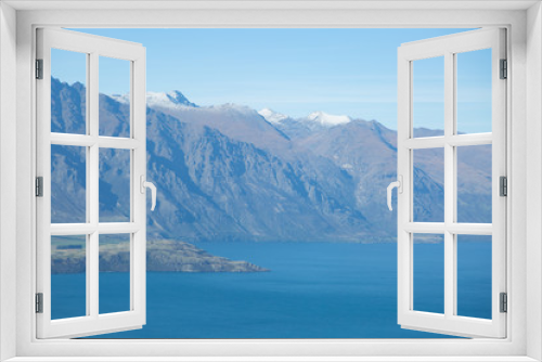 Fototapeta Naklejka Na Ścianę Okno 3D - Lake Wakaipu in New Zealand