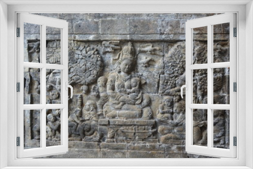 Fototapeta Naklejka Na Ścianę Okno 3D - face of bayon temple angkor cambodia