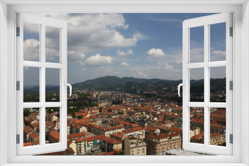 A View of the city of Turin, Italy 