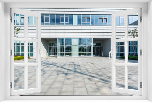 Fototapeta Naklejka Na Ścianę Okno 3D - modern business office building exterior