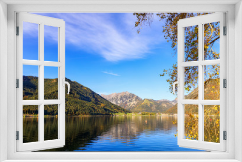 Fototapeta Naklejka Na Ścianę Okno 3D - Majestic Lakes - Achensee