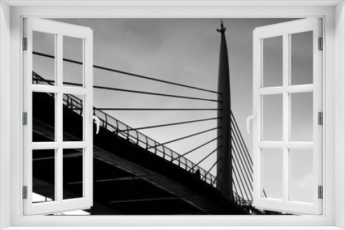 Fototapeta Naklejka Na Ścianę Okno 3D - Modern Bridge Architecture