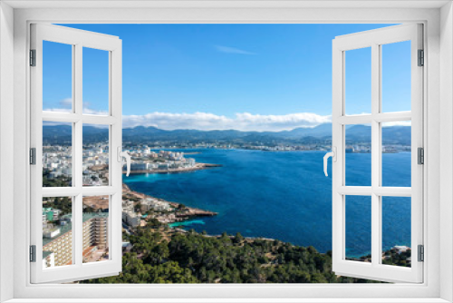 Fototapeta Naklejka Na Ścianę Okno 3D - Calo des Moro, San Antonio de Portmany, Ibiza. Spain.