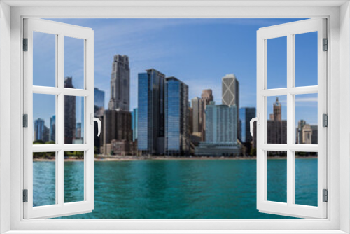 Fototapeta Naklejka Na Ścianę Okno 3D - panoramic view of city