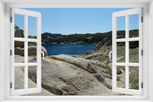 Fototapeta Naklejka Na Ścianę Okno 3D - Panorama Capo Testa, Sardegna