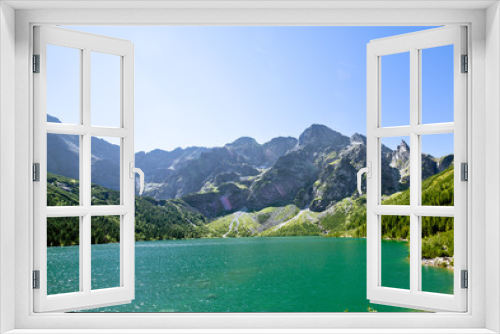Fototapeta Naklejka Na Ścianę Okno 3D - Mountain landscape