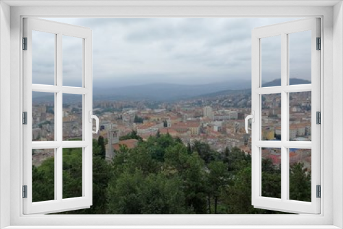 Fototapeta Naklejka Na Ścianę Okno 3D - Campobasso – Panorama dal terrazzo del castello