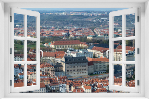 Fototapeta Naklejka Na Ścianę Okno 3D - Stadtansicht, Prag, Tschechische Republik