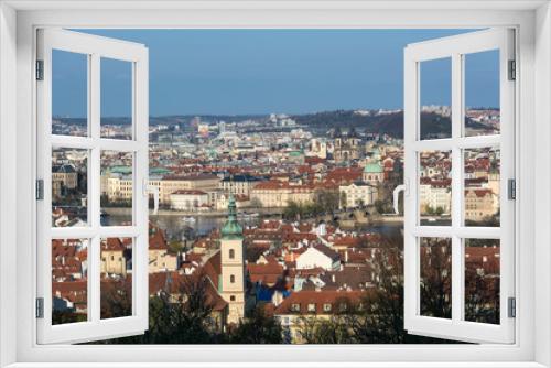 Fototapeta Naklejka Na Ścianę Okno 3D - Stadtansicht, Prag, Tschechische Republik