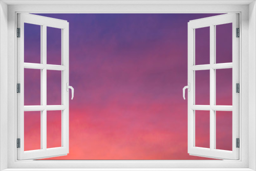Fototapeta Naklejka Na Ścianę Okno 3D - pink and blue sunset gradients background 