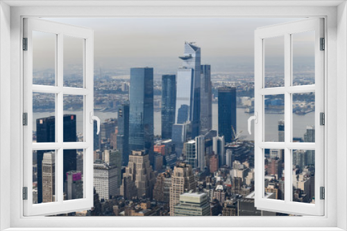 Fototapeta Naklejka Na Ścianę Okno 3D - New York City Skyline