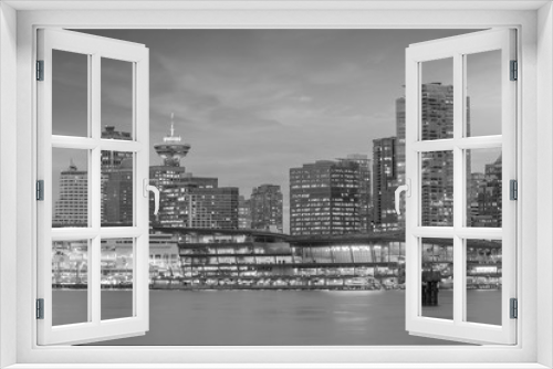 Fototapeta Naklejka Na Ścianę Okno 3D - Beautiful view of downtown Vancouver skyline, British Columbia, Canada