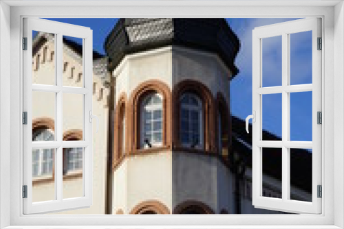 Fototapeta Naklejka Na Ścianę Okno 3D - Teilansicht des ehemaligen jüdischen Verwaltungsgebäudes in Neustadt an der Weinstraße