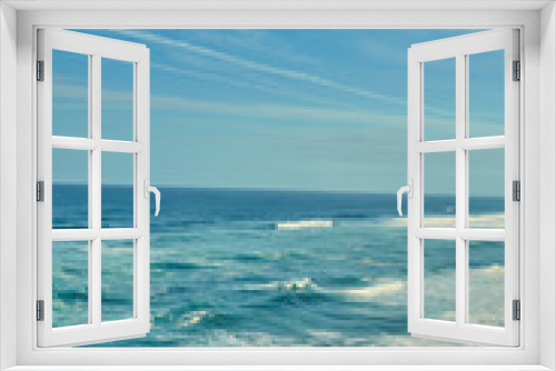 Fototapeta Naklejka Na Ścianę Okno 3D - sea and blue sky