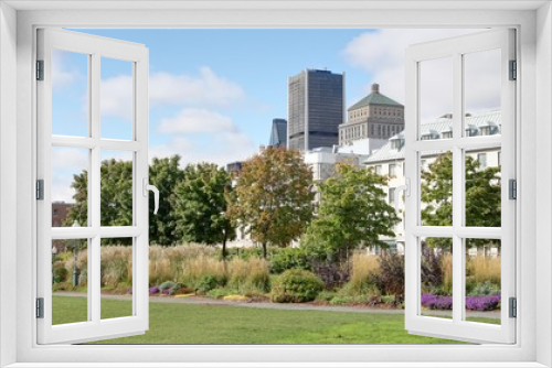 Fototapeta Naklejka Na Ścianę Okno 3D - vue de montreal