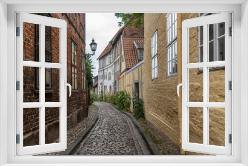 Fototapeta Naklejka Na Ścianę Okno 3D - Altstadt von Lüneburg
